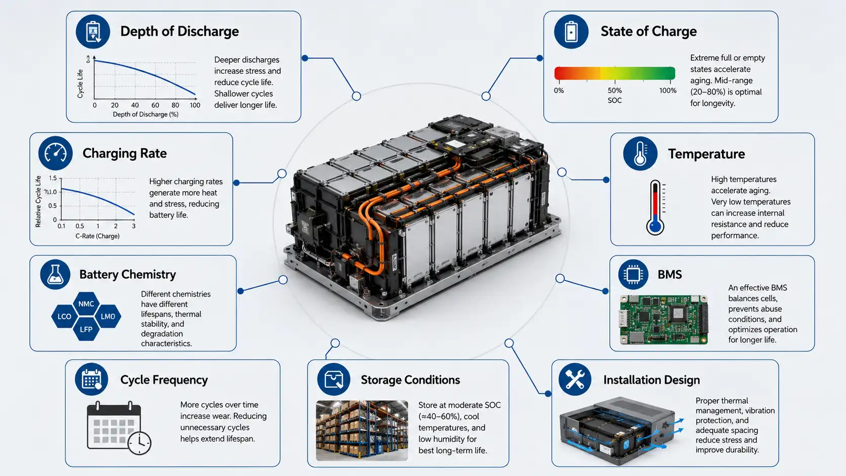 Solar Lithium Battery Lifespan: What Matters Most