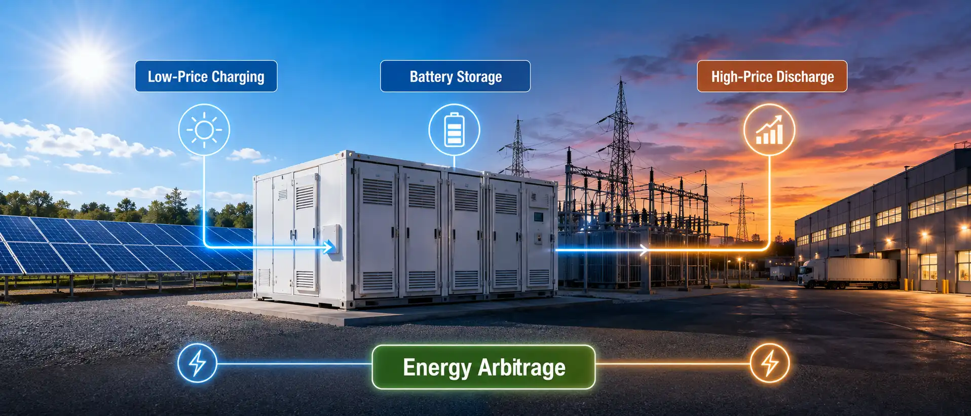 Energy Arbitrage Battery Storage: Profit & Costs