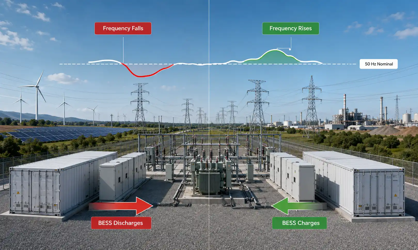 BESS Frequency Regulation: How to Size MW and MWh