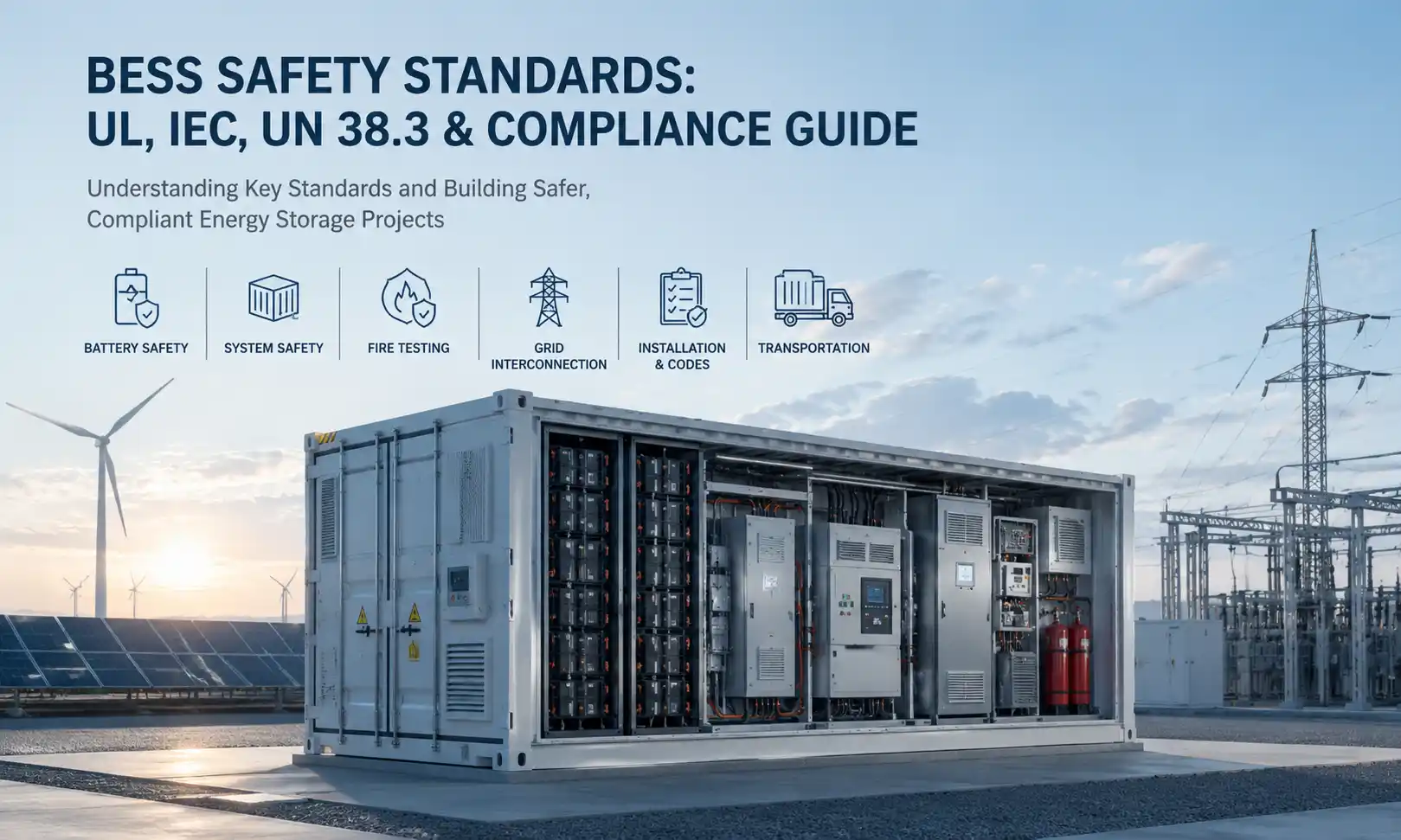BESS Safety Standards: UL,IEC,UN 38.3