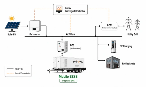 How Mobile BESS Works in a Smart Microgrid