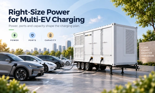 How Many EVs Can a Mobile BESS Charge at Once? Power and Capacity Sizing Guide