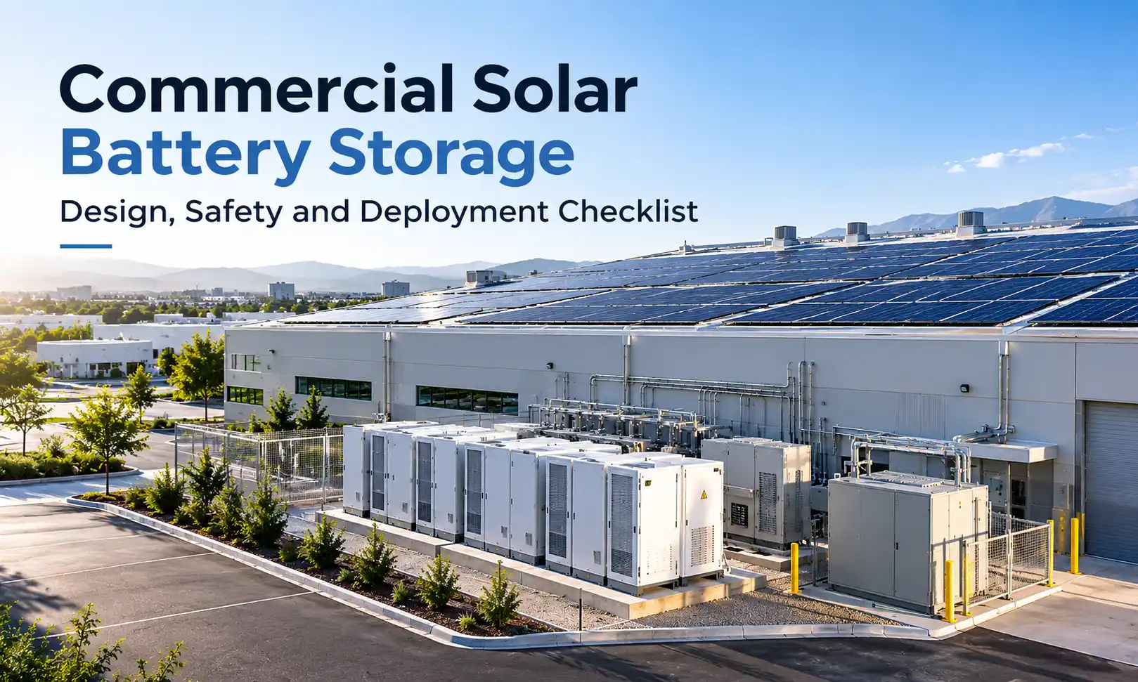 Commercial Solar Battery Storage: 9 Pre-Deployment Checks