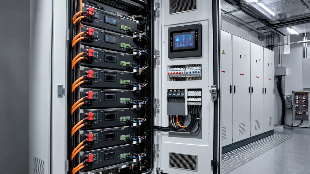 Rack mount lithium battery modules in cabinet Rack mount lithium battery modules in cabinet