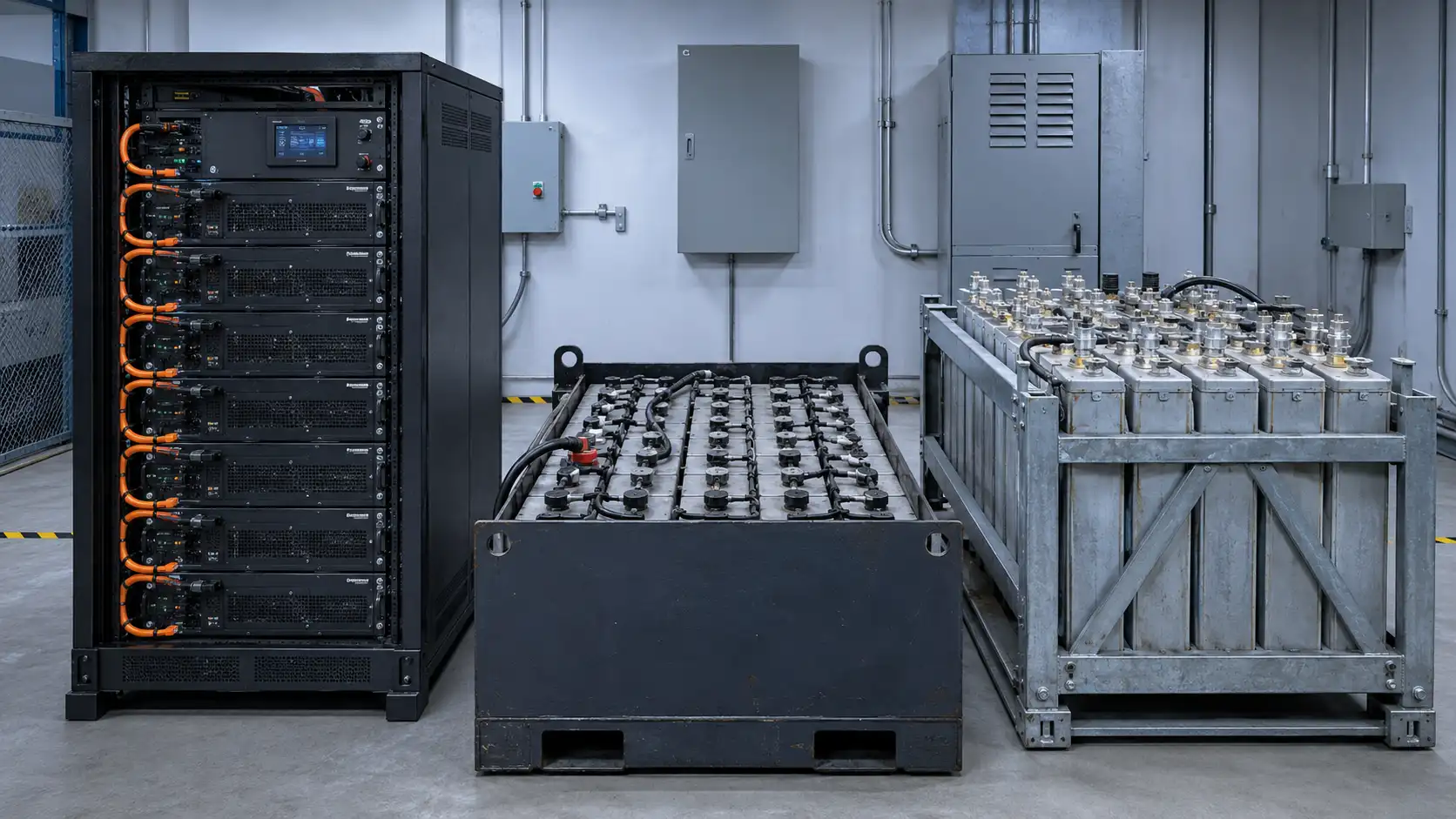Lithium-ion, lead-acid, and nickel-cadmium battery comparison