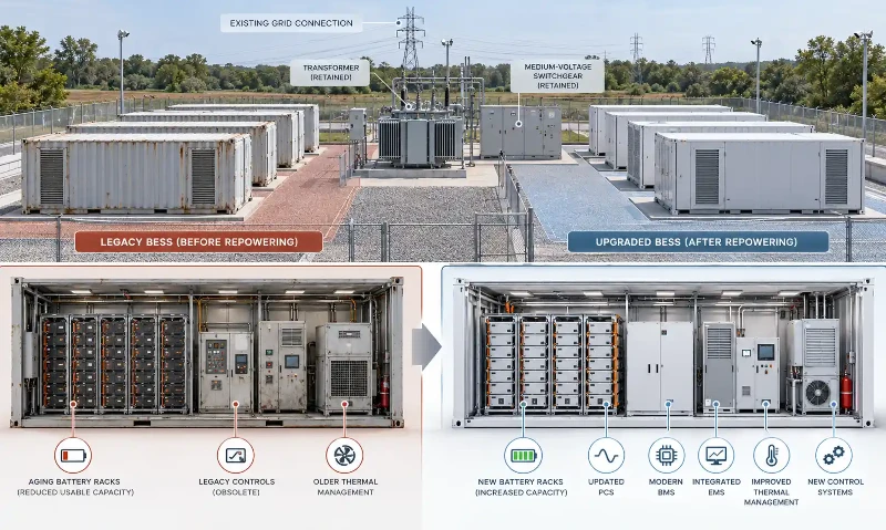 BESS repowering system BESS repowering system